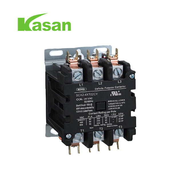 Vendas quentes HVAC 24V 20/30A 3P Tipos de contator de ar condicionado AC para ar condicionado