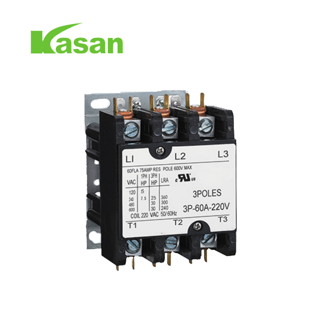 Contator de ar 30A 3P verificado pela UL para HVAC 24V/120V/240V/277V/480V