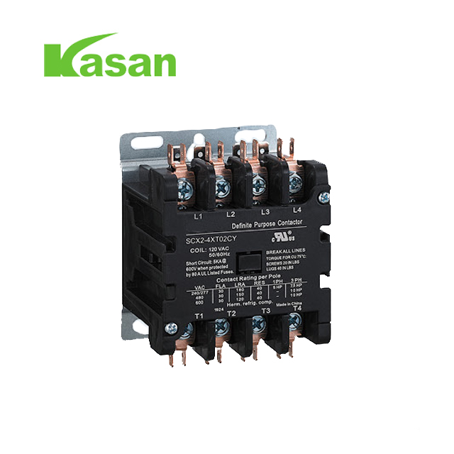 UL verificou contator DP de 4 pólos 40 AMP contator de bobina CA de 120 volts